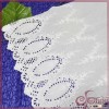Exquisite cotton embroidered fabric