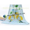 Printed childrens bath towels , microfiber cartoon bath towels