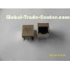 180 degree 10/100 BASE Tab-Up RJ45 Single Port Moudlar plug with led