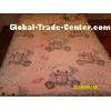 Car Airplane / Hotel 100% Polyester Baby Blanket 110x140CM , Cozy Baby Girl Blankets