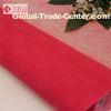 Soft Luxury Red Flocked Velvet Fabrics For Jewellry Boxes / Watch Box Insert