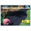 40gsm Black Non Woven Landscape Fabric for Garden Cover , 1.5 % UV - Resistance
