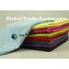 Red Pink Lime Green Microfiber Bath Towels , Solid Color Bath Towels