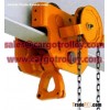 Geared traveling trolley application