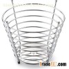Round Fruit Basket With Stainless Steel Palte