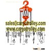 Manual chain hoist details