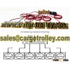 Air bearing casters moving heavy duty loads manually maneuvered