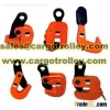 Horizontal steel plate lifting clamps application