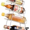 3-Tier Iron Detached Metal Bottle Rack With Chrome Plated