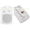 2 Way 5.25" 30 Watt Wall Mounting Speakers Plastic Box Sound System