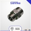 Metric Male 60Cone or Bonded Seal Tube Hydraulic Fitting Adapter
