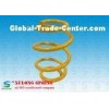 OEM Yellow Barrel Custom Automotive Coil Springs , Car Suspension Springs
