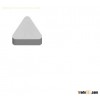 Triangular planar ceramic turning inserts
