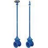 Resilient Seated 3 / 4 Inch Gate Valve with Extension Stem 0.5 M , Underground Gate Valve