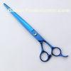 Pet Shops 8.5 Inch Pet Grooming Scissors With Blue Titanium Coating