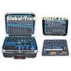 Multifunctional professional hand tools with 85 pcs packed in suitcase or draw-bar