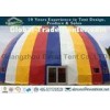 20m colorful waterproof  large dome tent with 120 km / h wind load