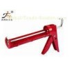 Metal Half - Barrel Cartridge Silicone Caulk Gun With Hex Rod , Puncture Tool