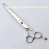 Fashion Design Pet Hair Cutting Scissors / 7.0 Inch Curved Scissors For Dog Grooming