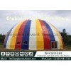 30m 200 kg / sqm snow load  large dome tent with roll up windows