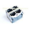 Magnetic 2 X 2 Ports Stacked IEEE RJ45 , Ethernet Interface RJ45 For SDH PDH