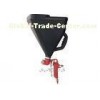 Black Gravity Feed Air Hopper Gun 3 Nozzles sheetrock texture sprayer