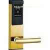 Gloden Mifare Card Lock With Detached Two Gear Clutch For Hotel
