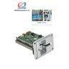 Manual Insert Dip Card Reader With Card Latch Function , IC Smart Card Reader