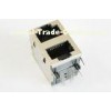 2X1 10 / 100 / 1000M Stacked RJ45  For Switch , Router 2 x 1 Ports Without LED