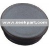 black plistic pipe plug