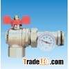 Ball Valve with thermometer