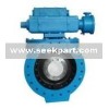 Metal sealing eccentric plug valve