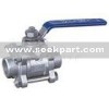 Butt welding ball valve