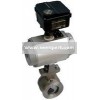 V-type regulating ball valve for small flow control