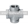 STAINLESS STEEL STRAIGHT PIPE CROSS