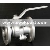2PC DIN Flanged Ball Valve