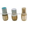 copper foot valve with stainless steel filter