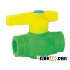 Plastic ball valve
