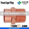 Copper pipe fitting, Adapter - Fitting FTG X M, for refrigeration and air conditioning