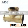 Brass Female Tee for underfloor heating system