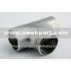 Stainless steel Sanitary Equal Tee DIN