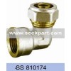 brass Aluminium-Plastic fittings, F*M Elbow, SS-810174