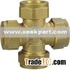 6901 brass fittings,cross,CxCxCxC