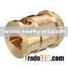 Metric brass pipe fitting of hardware parts