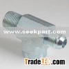JIC male to female threaded tee fitting/three way adapter