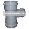 Large Dia. Steel Plastic Tee PN16 with Seal Ring