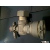 Brass angle lockable valve