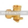Wall Plated Elbow Demountable push fit fitting