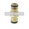 BRASS 2-WAY HOSE COUPLING  7112