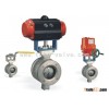 Pneumatic V Port Ball Valve, V Control Regulating Ball Valve